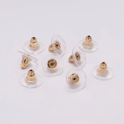100pcs/lot Rubber Earring Backs Stopper Stainless Steel Earnuts Stud Earring Back For DIY Jewelry Making Findings Accessories