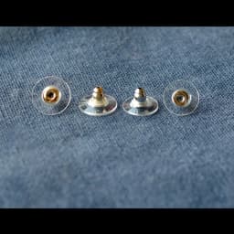 100pcs/lot Rubber Earring Backs Stopper Stainless Steel Earnuts Stud Earring Back For DIY Jewelry Making Findings Accessories