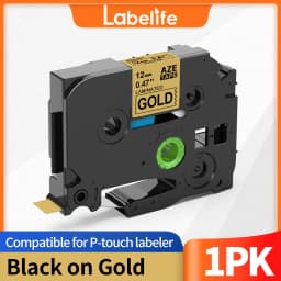 6/9/12/18/24mm TZ-White Label Lamination Ribbon TZE231 TZE241 TZE251 TZE221 Compatible for Brother Label Printer PT-H100 PTD600