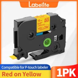 6/9/12/18/24mm TZ-White Label Lamination Ribbon TZE231 TZE241 TZE251 TZE221 Compatible for Brother Label Printer PT-H100 PTD600