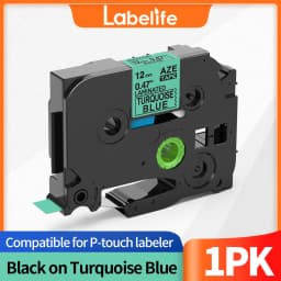 6/9/12/18/24mm TZ-White Label Lamination Ribbon TZE231 TZE241 TZE251 TZE221 Compatible for Brother Label Printer PT-H100 PTD600