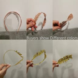 Retro Gold leaf wedding roman bride greek women hair accessories bride head jewel headband head tiaras crown jewelry Hair Hoop