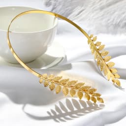 Retro Gold leaf wedding roman bride greek women hair accessories bride head jewel headband head tiaras crown jewelry Hair Hoop