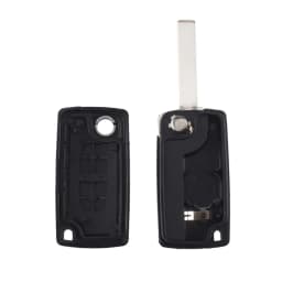 KEYYOU 2 Buttons Flip Folding Key Case Blank Shell For Peugeot 107 207 307 307S 308 3008 407 607 2BT