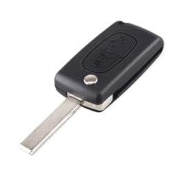 KEYYOU 2 Buttons Flip Folding Key Case Blank Shell For Peugeot 107 207 307 307S 308 3008 407 607 2BT