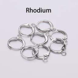 20pcs/lot 14x12mm Gold  France Lever Earring Hooks Wire Settings Base Earrings Hoops For Jewelry Making Finding Supplies