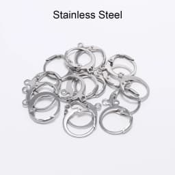20pcs/lot 14x12mm Gold  France Lever Earring Hooks Wire Settings Base Earrings Hoops For Jewelry Making Finding Supplies