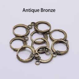 20pcs/lot 14x12mm Gold  France Lever Earring Hooks Wire Settings Base Earrings Hoops For Jewelry Making Finding Supplies