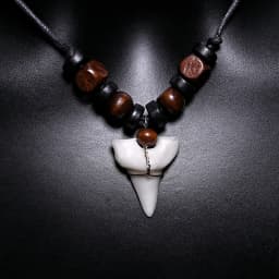 1PC Hawaii Surfer Jewelry Handmade Imitation Shark Teeth Pendant New Zealand Maori Tribal bone Choker WoMen's Men's Necklace