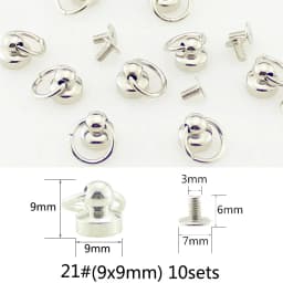 All Kinds of Silver Spikes Rivets For Leather Punk Studs and Spikes For Clothes Thorns Patch Tachas Para Ropa Remaches