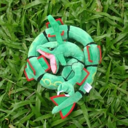 2 Styles Pokemon Dragon Plush Toy Mega Rayquaza 78CM Green And Shiny Black Soft Stuffed Animal Cartoon Figures Doll