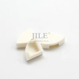 200pcs Moc Tile Round 1x1 Quarter 25269 DIY Creative Enlighten Building Blocks Bricks Sets Compatible with Assembly Particles