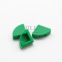 200pcs Moc Tile Round 1x1 Quarter 25269 DIY Creative Enlighten Building Blocks Bricks Sets Compatible with Assembly Particles