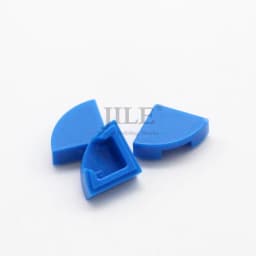 200pcs Moc Tile Round 1x1 Quarter 25269 DIY Creative Enlighten Building Blocks Bricks Sets Compatible with Assembly Particles