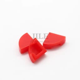 200pcs Moc Tile Round 1x1 Quarter 25269 DIY Creative Enlighten Building Blocks Bricks Sets Compatible with Assembly Particles