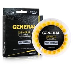 Goture GENERAL Fly Line 30M/100FT WF 3/4/5/6/7/8F Weight Forward Floating Fly Fishing Line with Welded Loops 7 Colors Optional