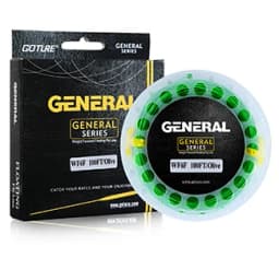 Goture GENERAL Fly Line 30M/100FT WF 3/4/5/6/7/8F Weight Forward Floating Fly Fishing Line with Welded Loops 7 Colors Optional