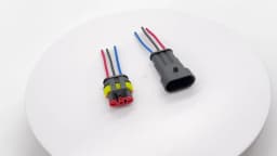 3 Pin Way Sealed Waterproof Electrical Wire Connector Plug Set Auto Connectors with Cable