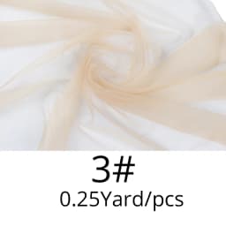 Plussign 1/4 Yard Hair Weaving Netting Top Swiss Lace Material Basement Foundation Toupee Frontal Closure Net For Making Wigs