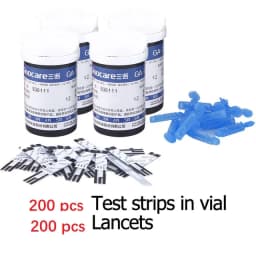 Sinocare GA-3 Glucometer Diabetes Blood Glucose Meter & Test Strips &Lancets Glm Medical Blood Sugar Meter Diabetes Tester