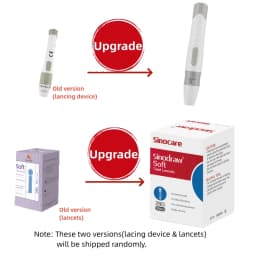 Sinocare GA-3 Glucometer Diabetes Blood Glucose Meter & Test Strips &Lancets Glm Medical Blood Sugar Meter Diabetes Tester