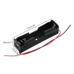 Hot Sell 18650 Power Bank Cases 1X 2X 3X 4X 18650 Battery Holder Storage Box Case 1 2 3 4 Slot Battery Container With Wire Lead