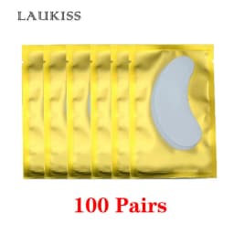 25/50/100Pairs Eye Patches Under Eyelash Pads for Building Paper Patches Lint Free Stickers for False Eyelashes LAUKISS
