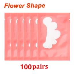 25/50/100Pairs Eye Patches Under Eyelash Pads for Building Paper Patches Lint Free Stickers for False Eyelashes LAUKISS