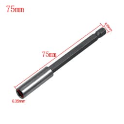 1/4 Hex Shank Quick Release Electric Drill Magnetic Screwdriver Bit Holder 60mm 75mm 100mm 150mm