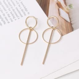 Exaggerated Hollow Geometric Pendants Drop Earrings for Women Big Personality Simple Dangle Earring Long boucle d'oreille