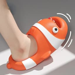 Cute Clownfish Slippers Men Women House fish Shoes Platform Soft EVA Indoor Outdoor Summer Beach Slides Anti Slip Funny Footwear