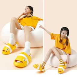 Cute Clownfish Slippers Men Women House fish Shoes Platform Soft EVA Indoor Outdoor Summer Beach Slides Anti Slip Funny Footwear