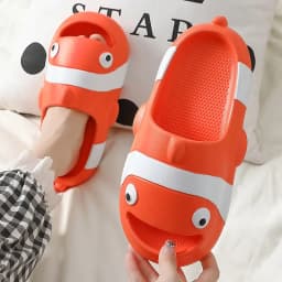 Cute Clownfish Slippers Men Women House fish Shoes Platform Soft EVA Indoor Outdoor Summer Beach Slides Anti Slip Funny Footwear