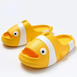 Cute Clownfish Slippers Men Women House fish Shoes Platform Soft EVA Indoor Outdoor Summer Beach Slides Anti Slip Funny Footwear