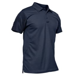 TACVASEN Summer Colorful Fashion Polo Tee Shirts Men's Short Sleeve T-shirt Quick Dry Army Team Work Green T-Shirt Tops Clothing