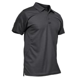 TACVASEN Summer Colorful Fashion Polo Tee Shirts Men's Short Sleeve T-shirt Quick Dry Army Team Work Green T-Shirt Tops Clothing