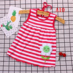 Hot Sale Cotton Romper Dress Baby Girls Sister Kids Dresses Cotton Newborn Costum Regular Sleeveless A-Line Girl Dresses