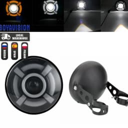 Universal 7" Led Motorcycle Headlight DRL H4 Headlamp For Honda Yamaha Suzuki Victory Kawasaki 7.5 Inch Lamp Housing Accessories