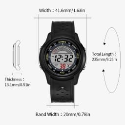 SYNOKE Electronic Watch For Mans Sport Watch Multifunction Sports Waterproof Luminous LED Digital Watch Boy Student Fashion
