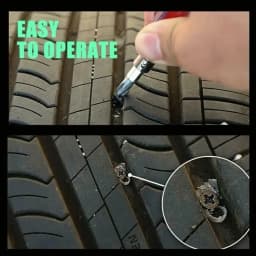 Universal Vacuum Tyre Repair Nail Kit Tubeless Tire Puncture Screw Fix Car Motorcycle ATV Patch Set