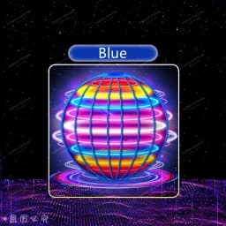 Hand Controlled Flying Ball with Colorful LED Lights, 360° Rotating Suspension Orb, Indoor Outdoor Sports Toy for Teens & Adults