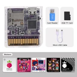 Chiscart DSpico Game Reader Cart Injection Molded Transparent Case with RP2040 MCU For NDS NDSL DSi 3DS Console