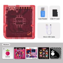 Chiscart DSpico Game Reader Cart Injection Molded Transparent Case with RP2040 MCU For NDS NDSL DSi 3DS Console