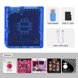 Chiscart DSpico Game Reader Cart Injection Molded Transparent Case with RP2040 MCU For NDS NDSL DSi 3DS Console
