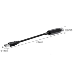 LED Starry Sky Lamp Car Laser Star Roof Light 5V USB Powered Galaxy Star Atmosphere Light Projector Lamp For Room Ceiling Decor