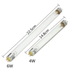 T5 4W/6W UV Disinfection Lamp Tube Ultraviolet Sterilization Lamp Light Blue Sterilizing Bulbs Kill Dust Mite Eliminator