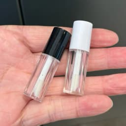 6pcs/lot 3ml/0.8ml Plastic Lip Gloss Tube Small Lipstick Tube/Mascara Eyelawith Leakproof Inner Sample Cosmetic Container