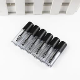 6pcs/lot 3ml/0.8ml Plastic Lip Gloss Tube Small Lipstick Tube/Mascara Eyelawith Leakproof Inner Sample Cosmetic Container