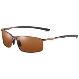Fashion Driving Polarized Sunglasses Men High Quality Metal Square Male Sun Glasses Stylish Outdoor Anti Glare Travelling Shades