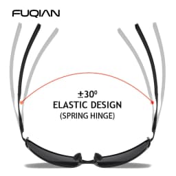 Fashion Driving Polarized Sunglasses Men High Quality Metal Square Male Sun Glasses Stylish Outdoor Anti Glare Travelling Shades